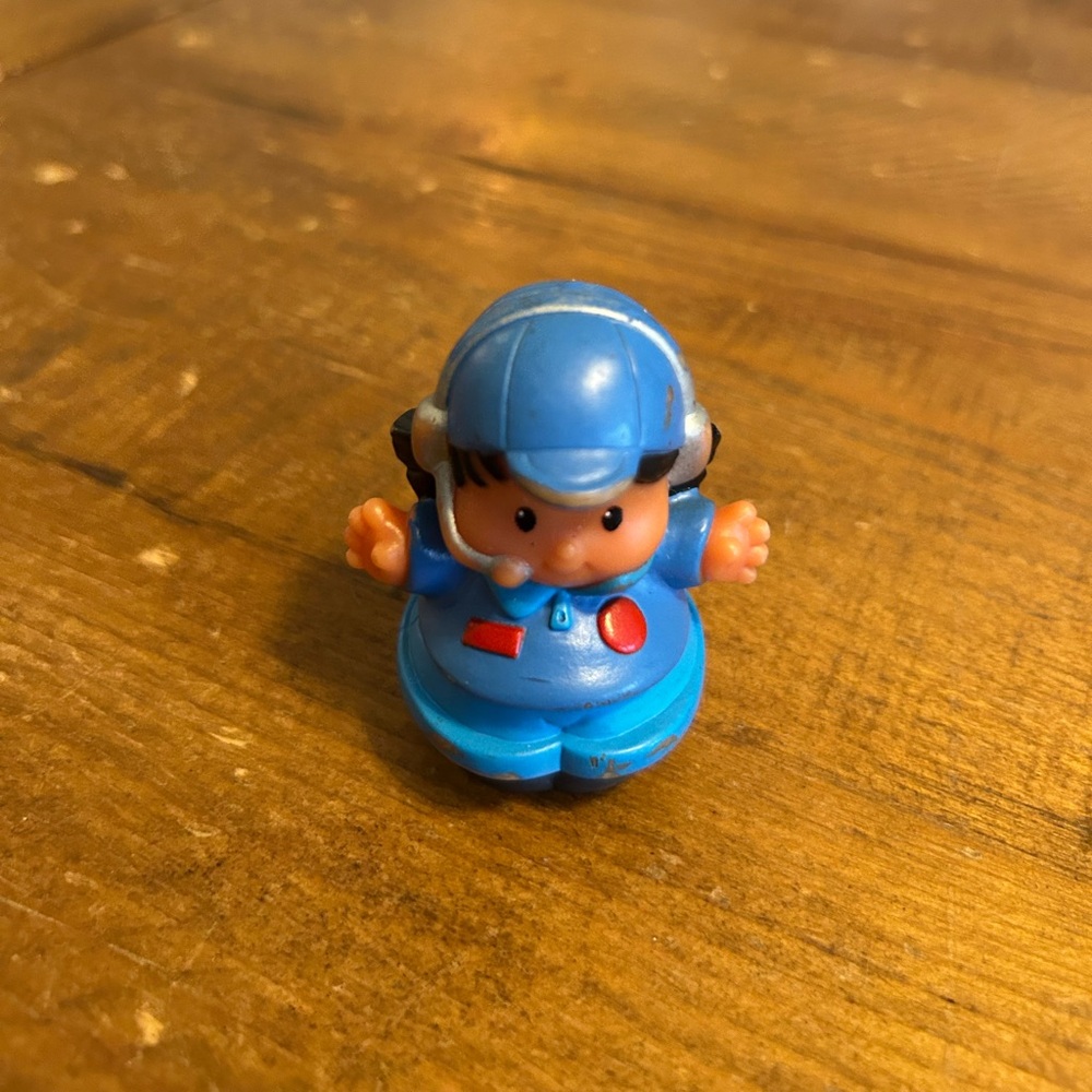 Fisher Price Little People helicopter airplane pilot as is